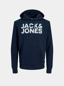 Худі та світшоти JACK & JONES CORP LOGO SWEAT HOOD модель 12152840_Navy Blazer Reg /Large Pri Фото