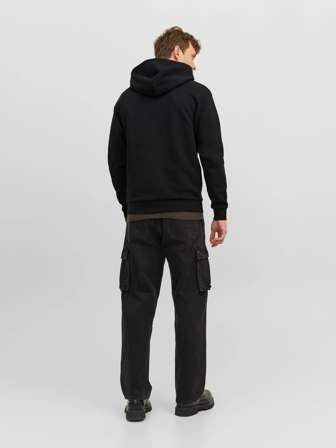 Худи и свитшоты JACK & JONES BRADLEY SWEAT ZIP HOOD модель 12249342_Black Худи и свитшоты JACK & JONES BRADLEY SWEAT ZIP HOOD модель 12249342_Black Фото