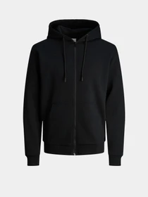 Худи и свитшоты JACK & JONES BRADLEY SWEAT ZIP HOOD модель 12249342_Black Фото