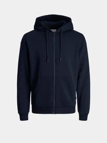 Худі та світшоти JACK & JONES BRADLEY SWEAT ZIP HOOD модель 12249342_Navy Blazer Фото