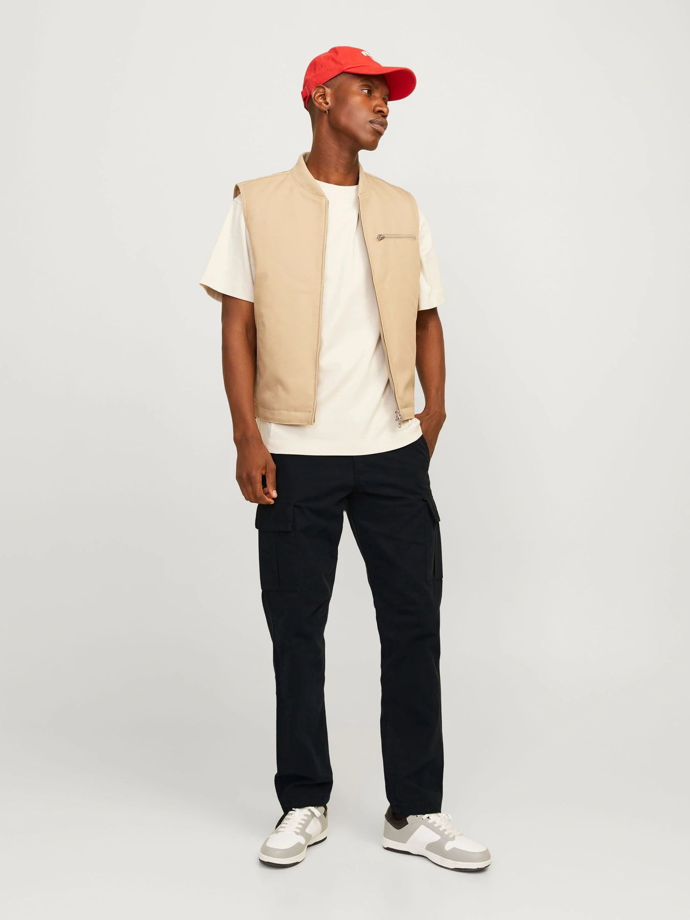 Брюки JACK & JONES KANE BARKLEY CARGO PANT модель 12258150_Black Фото