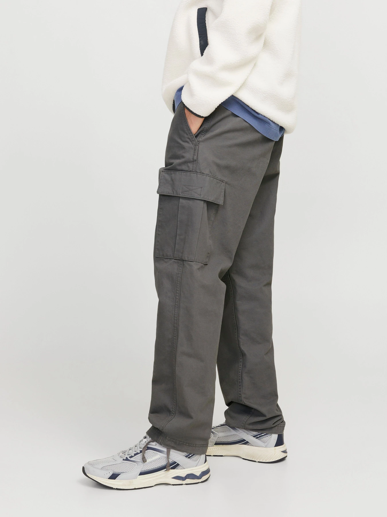 Брюки JACK & JONES KANE BARKLEY CARGO PANT модель 12258150_Castlerock Брюки JACK & JONES KANE BARKLEY CARGO PANT модель 12258150_Castlerock Фото