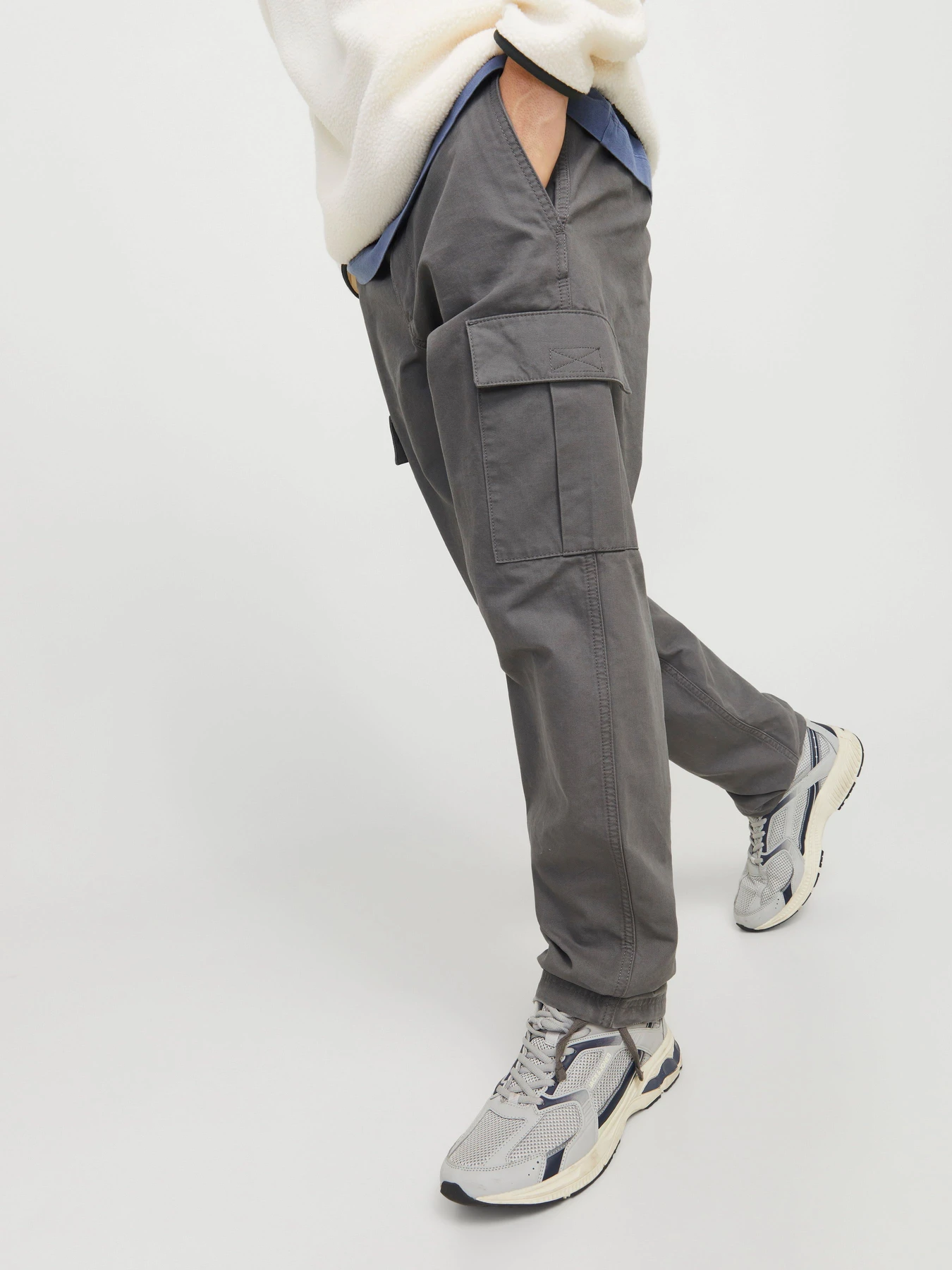 Брюки JACK & JONES KANE BARKLEY CARGO PANT модель 12258150_Castlerock Брюки JACK & JONES KANE BARKLEY CARGO PANT модель 12258150_Castlerock Фото