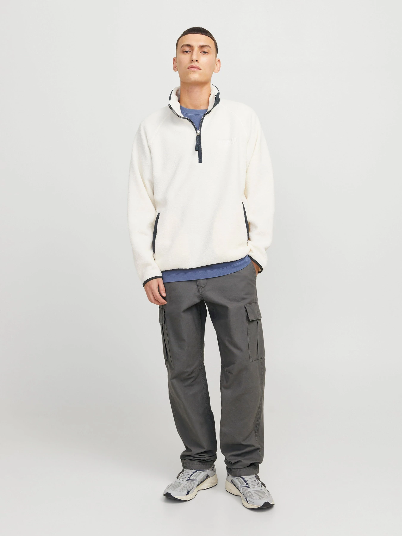 Брюки JACK & JONES KANE BARKLEY CARGO PANT модель 12258150_Castlerock Брюки JACK & JONES KANE BARKLEY CARGO PANT модель 12258150_Castlerock Фото