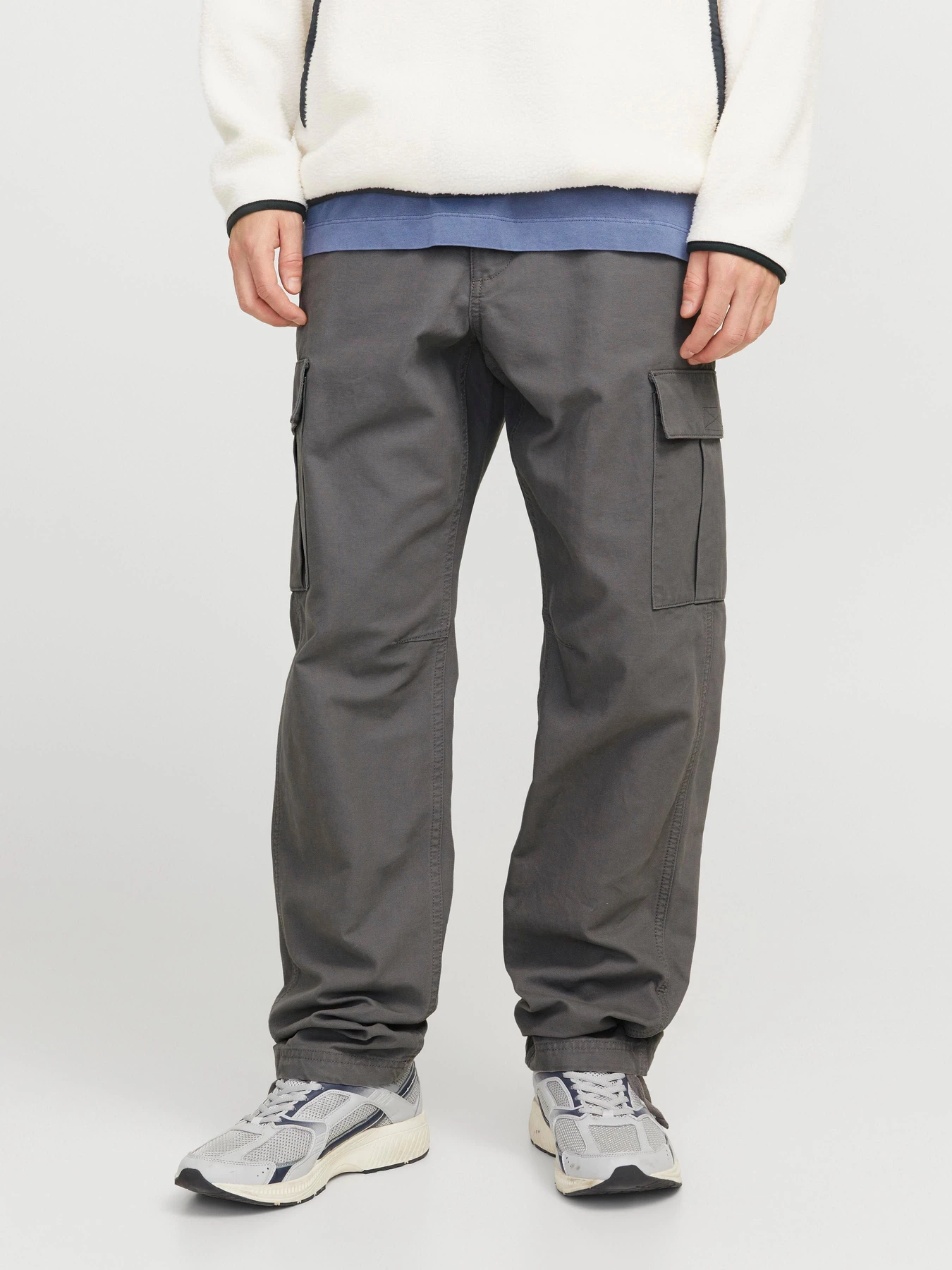 Брюки JACK & JONES KANE BARKLEY CARGO PANT модель 12258150_Castlerock Брюки JACK & JONES KANE BARKLEY CARGO PANT модель 12258150_Castlerock Фото