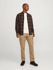 Брюки JACK & JONES KANE BARKLEY CARGO PANT модель 12258150_Elmwood Фото