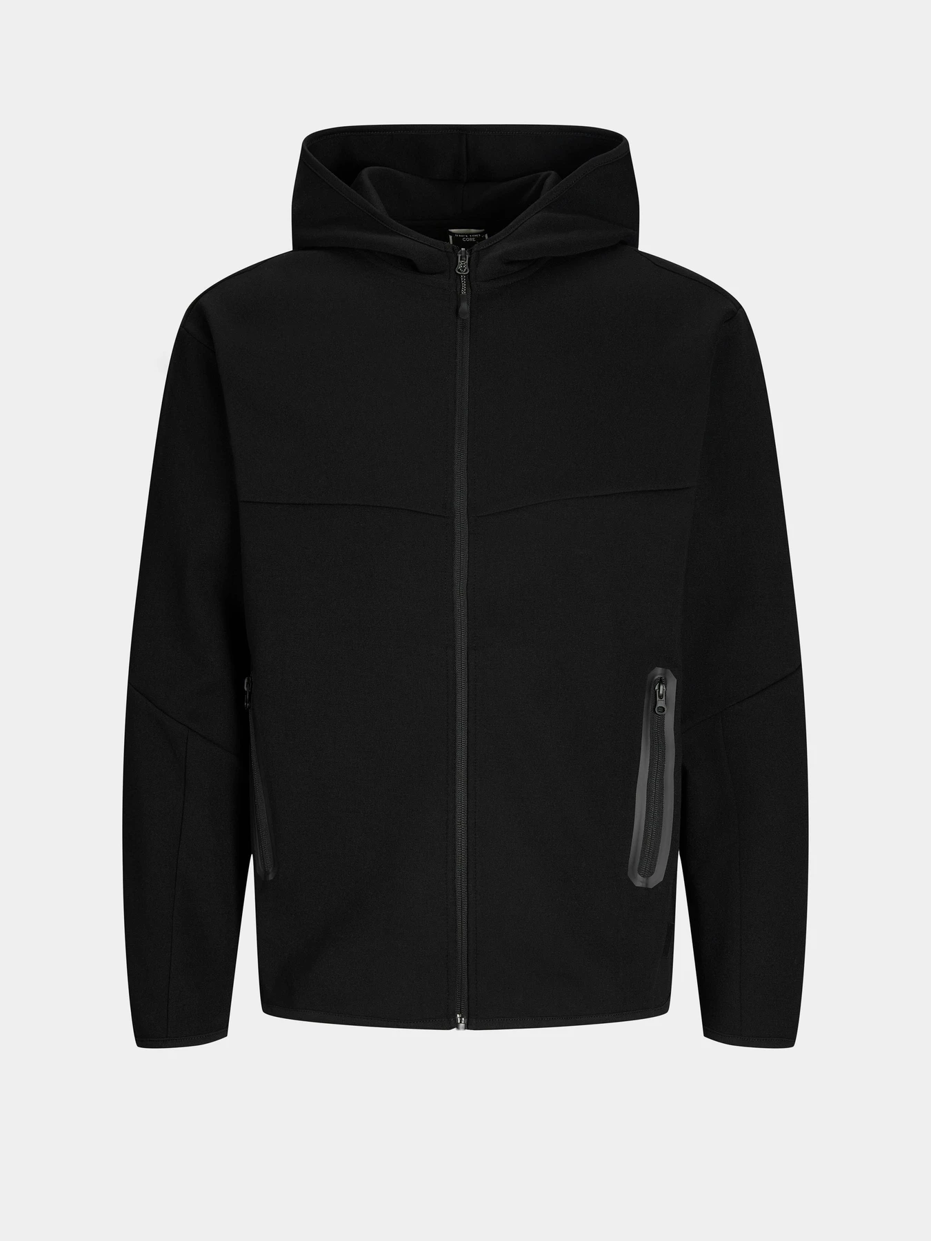Худі та світшоти JACK & JONES FUSION SWEAT ZIP HOOD модель 12260150_Black Худі та світшоти JACK & JONES FUSION SWEAT ZIP HOOD модель 12260150_Black Фото