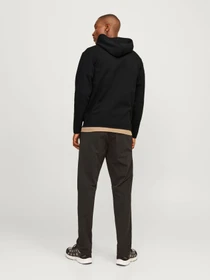 Худі та світшоти JACK & JONES FUSION SWEAT ZIP HOOD модель 12260150_Black Фото