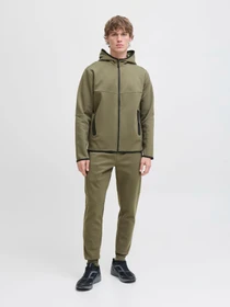 Худи и свитшоты JACK & JONES FUSION SWEAT ZIP HOOD модель 12260150_Grape Leaf Фото
