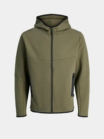 Худи и свитшоты JACK & JONES FUSION SWEAT ZIP HOOD модель 12260150_Grape Leaf Фото