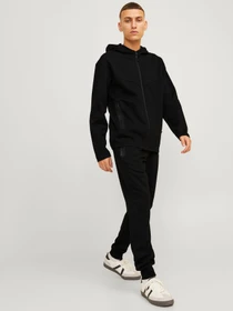 Штани JACK & JONES WILL FUSION SWEAT PANTS модель 12261991_Black Фото