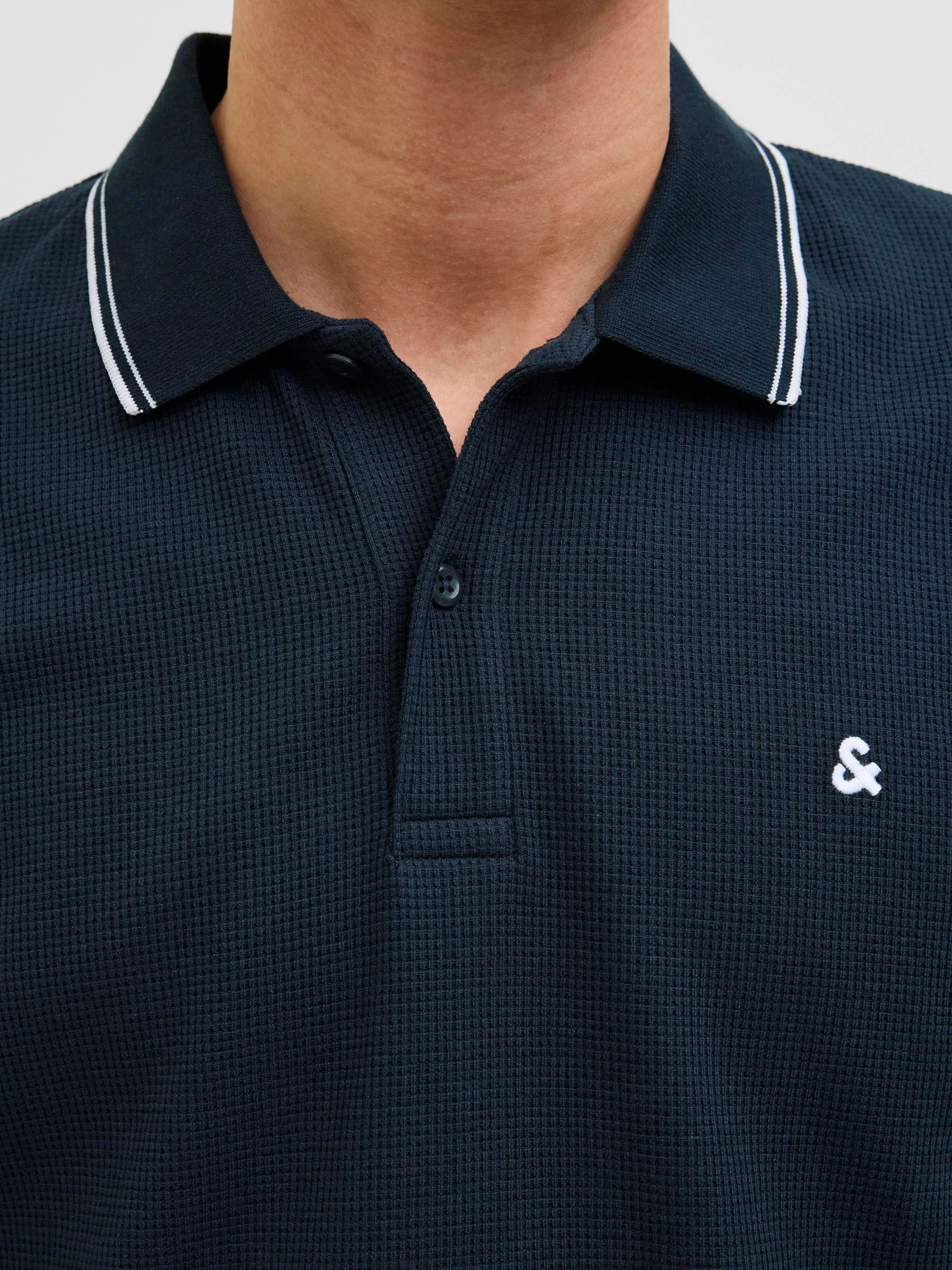 Футболки і поло JACK & JONES AUSTIN POLO модель 12268130_Sky Captain Play Фото