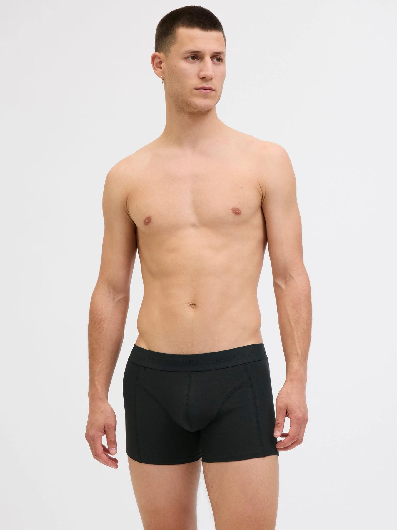 Нижня білизна JACK & JONES ORDINARY TRUNKS модель 12275575_Black Dark grey - Light gr Нижня білизна JACK & JONES ORDINARY TRUNKS модель 12275575_Black Dark grey - Light gr Фото