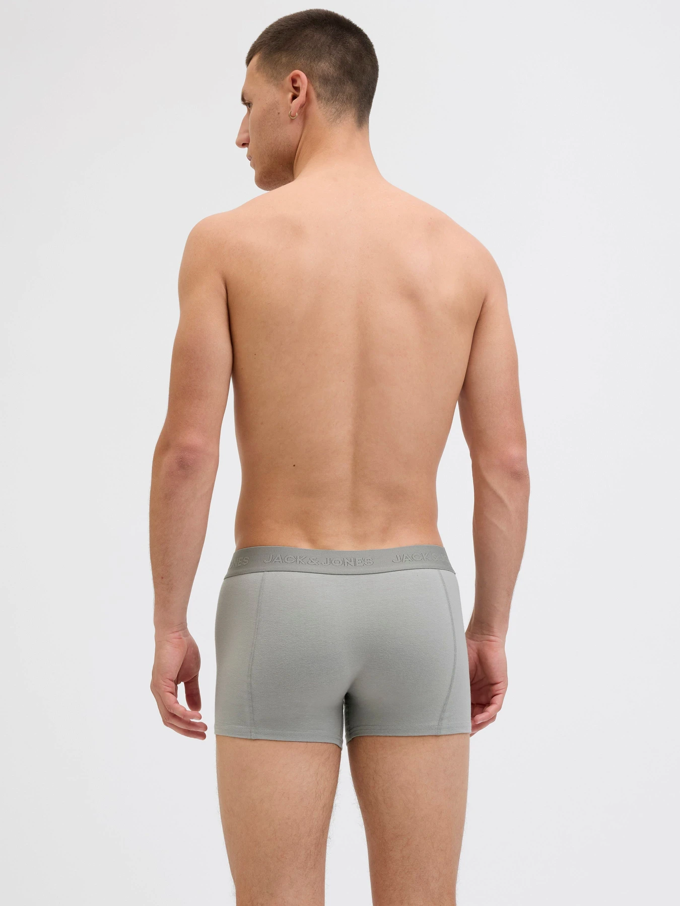 Нижня білизна JACK & JONES ORDINARY TRUNKS модель 12275575_Black Dark grey - Light gr Нижня білизна JACK & JONES ORDINARY TRUNKS модель 12275575_Black Dark grey - Light gr Фото