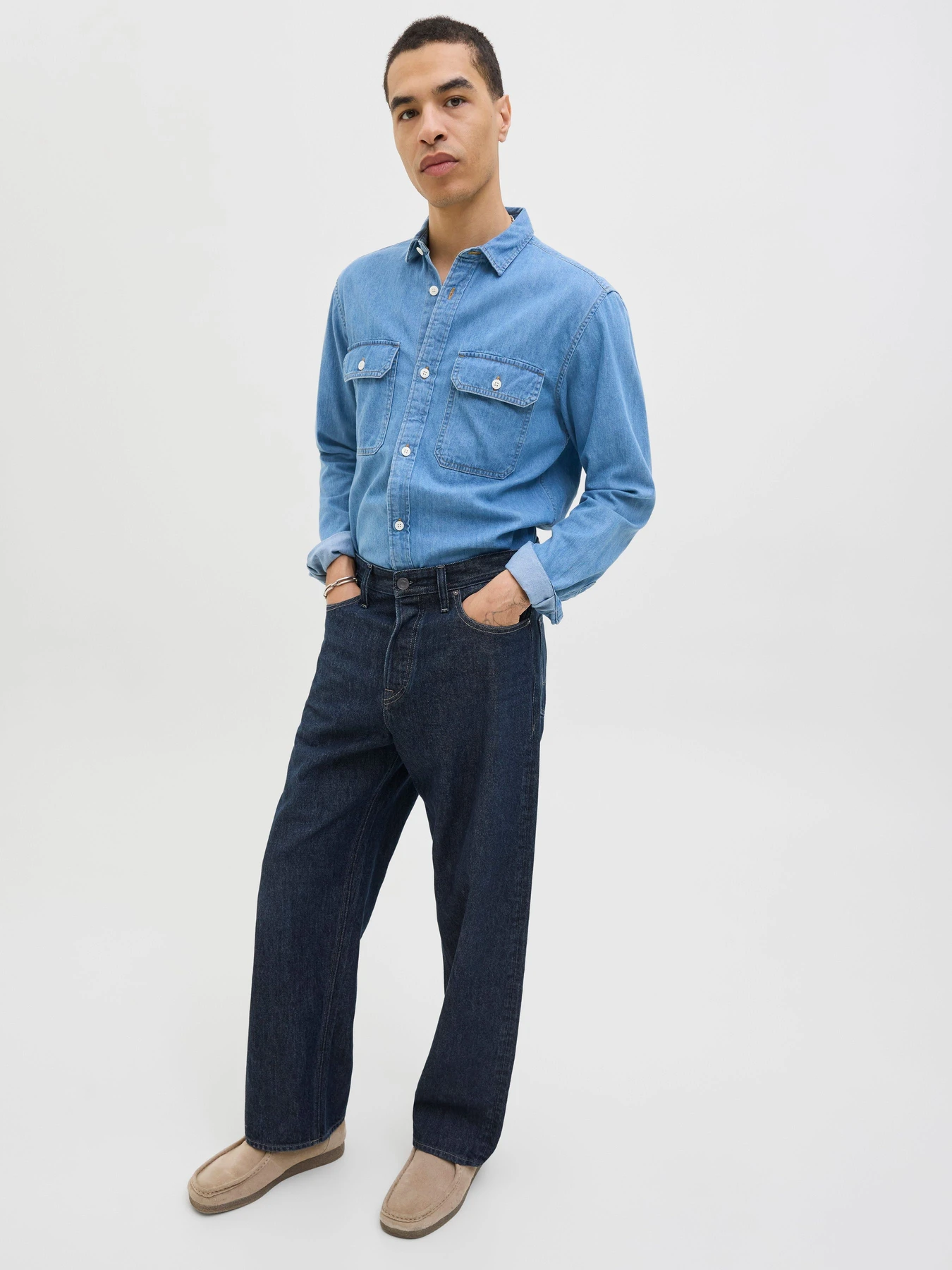 Джинси JACK & JONES ALEX ORIGINAL модель 12278116_Blue Denim Джинси JACK & JONES ALEX ORIGINAL модель 12278116_Blue Denim Фото