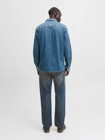 Джинсы JACK & JONES CHRIS ORIGINAL модель 12278173_Blue Denim Фото