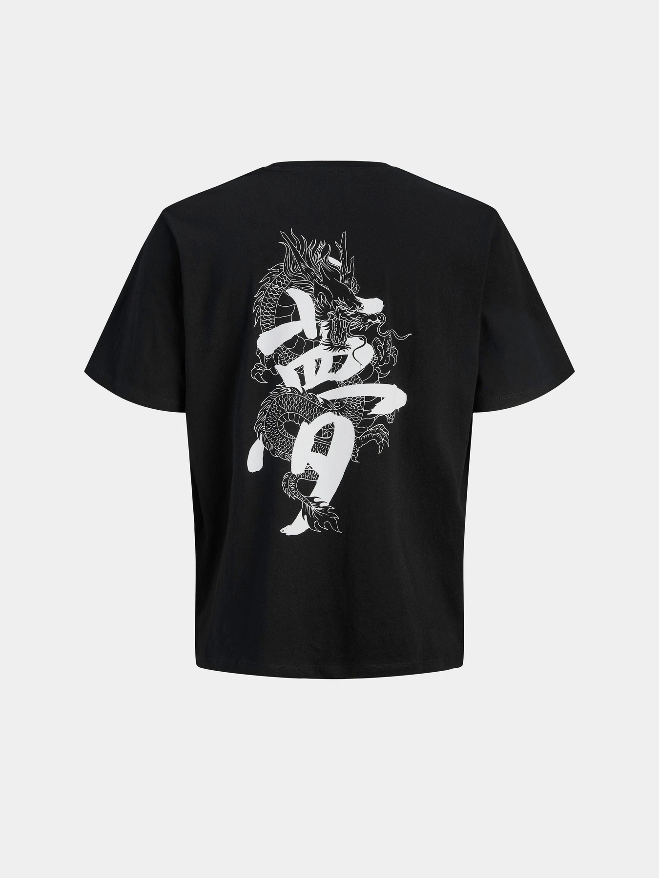 Футболки и поло JACK & JONES MIKO TEE SS модель 12278533_Black w. print from white Фото