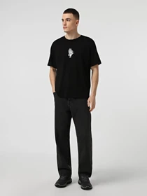 Футболки и поло JACK & JONES MIKO TEE SS модель 12278533_Black w. print from white Фото