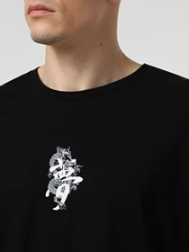 Футболки и поло JACK & JONES MIKO TEE SS модель 12278533_Black w. print from white Фото