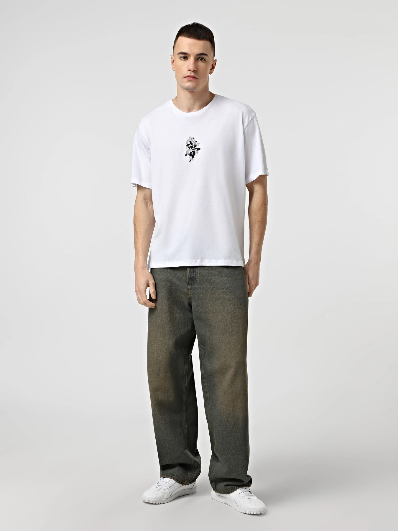 Футболки і поло JACK & JONES MIKO TEE SS модель 12278533_White Футболки і поло JACK & JONES MIKO TEE SS модель 12278533_White Фото