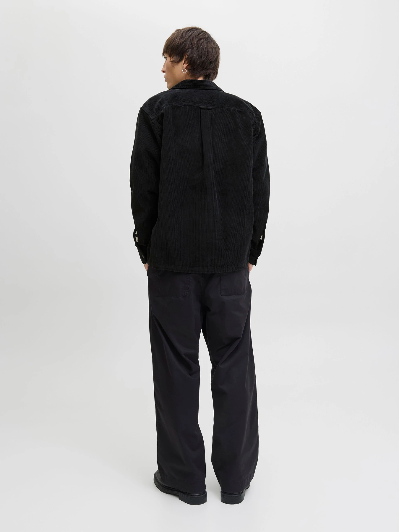 Рубашки JACK & JONES PERFECT CORDUROY OVERSHIRT модель 12278825_Black Фото