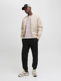 Брюки JACK & JONES KANE TROY CUFFED JOGGER модель 12278949_Black Фото