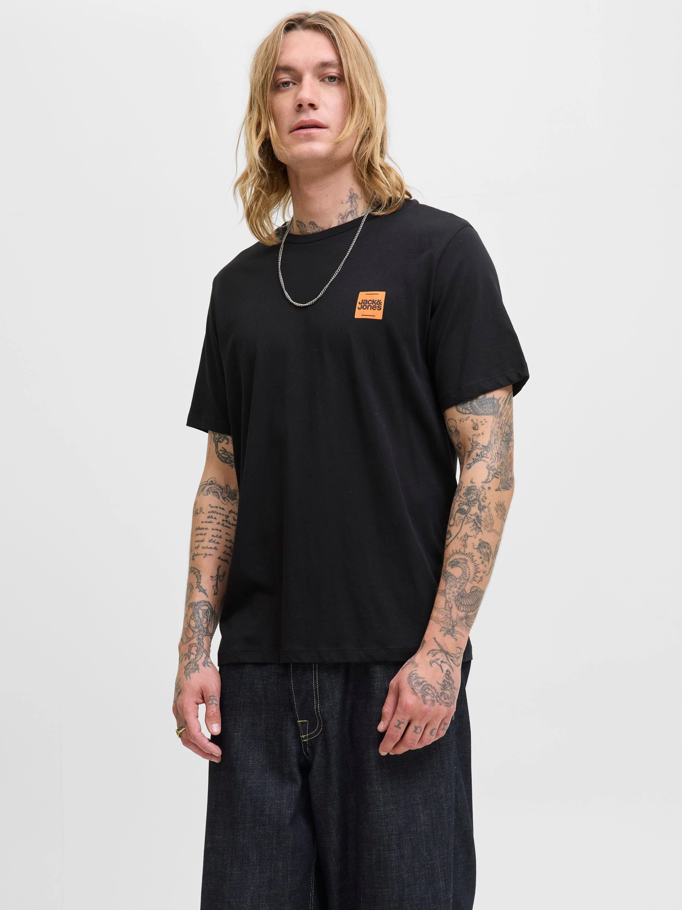 Футболки и поло JACK & JONES BRANDY TEE модель 12279100_Black Футболки и поло JACK & JONES BRANDY TEE модель 12279100_Black Фото