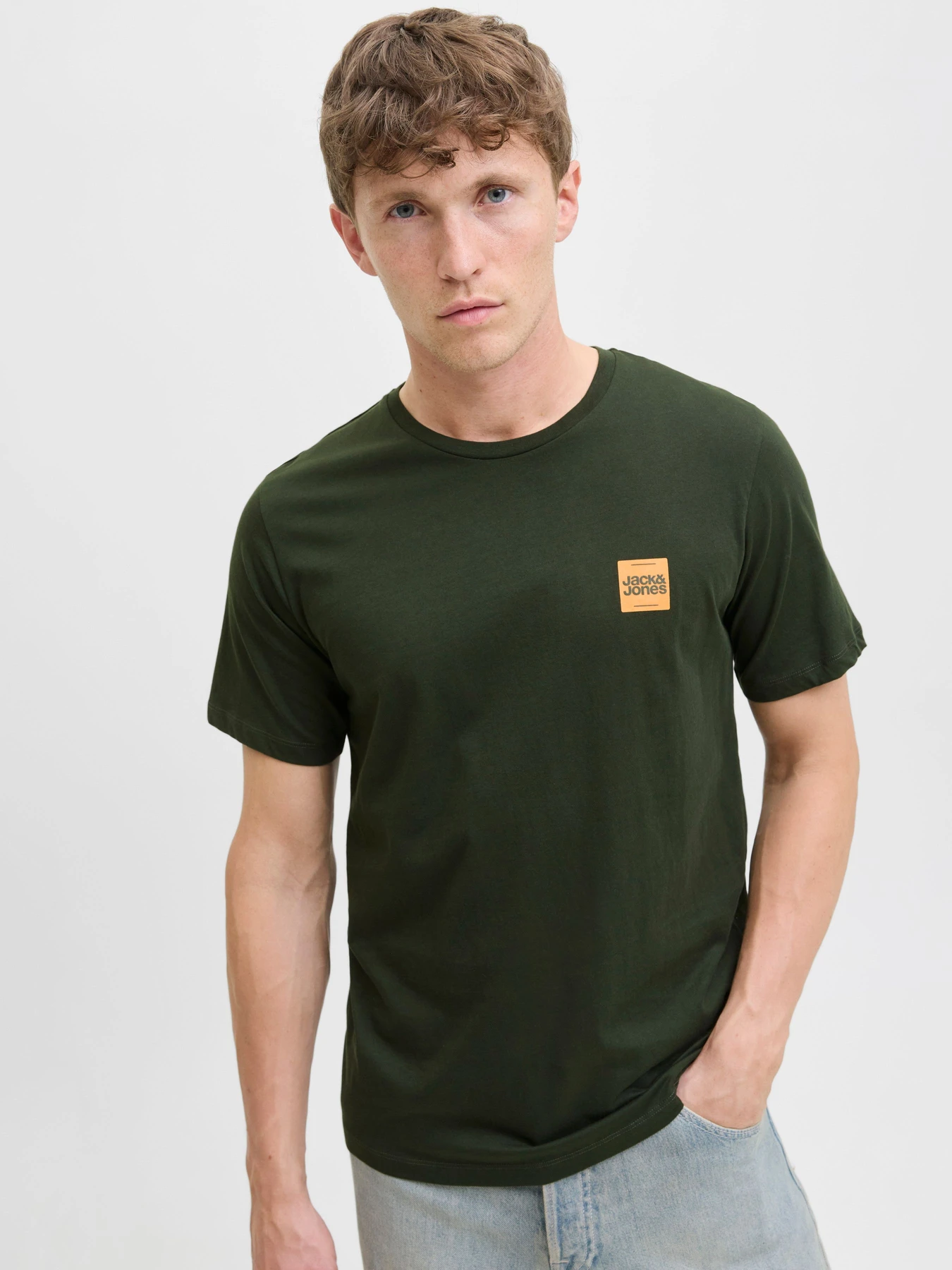 Футболки і поло JACK & JONES BRANDY TEE модель 12279100_Duffel Bag Футболки і поло JACK & JONES BRANDY TEE модель 12279100_Duffel Bag Фото