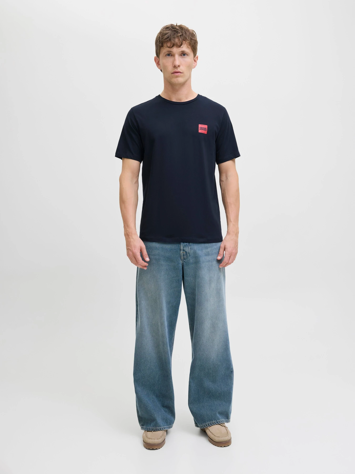 Футболки и поло JACK & JONES BRANDY TEE модель 12279100_Sky Captain Футболки и поло JACK & JONES BRANDY TEE модель 12279100_Sky Captain Фото