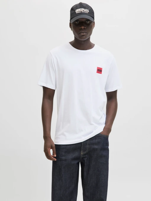 Футболки и поло JACK & JONES BRANDY TEE модель 12279100_White Фото