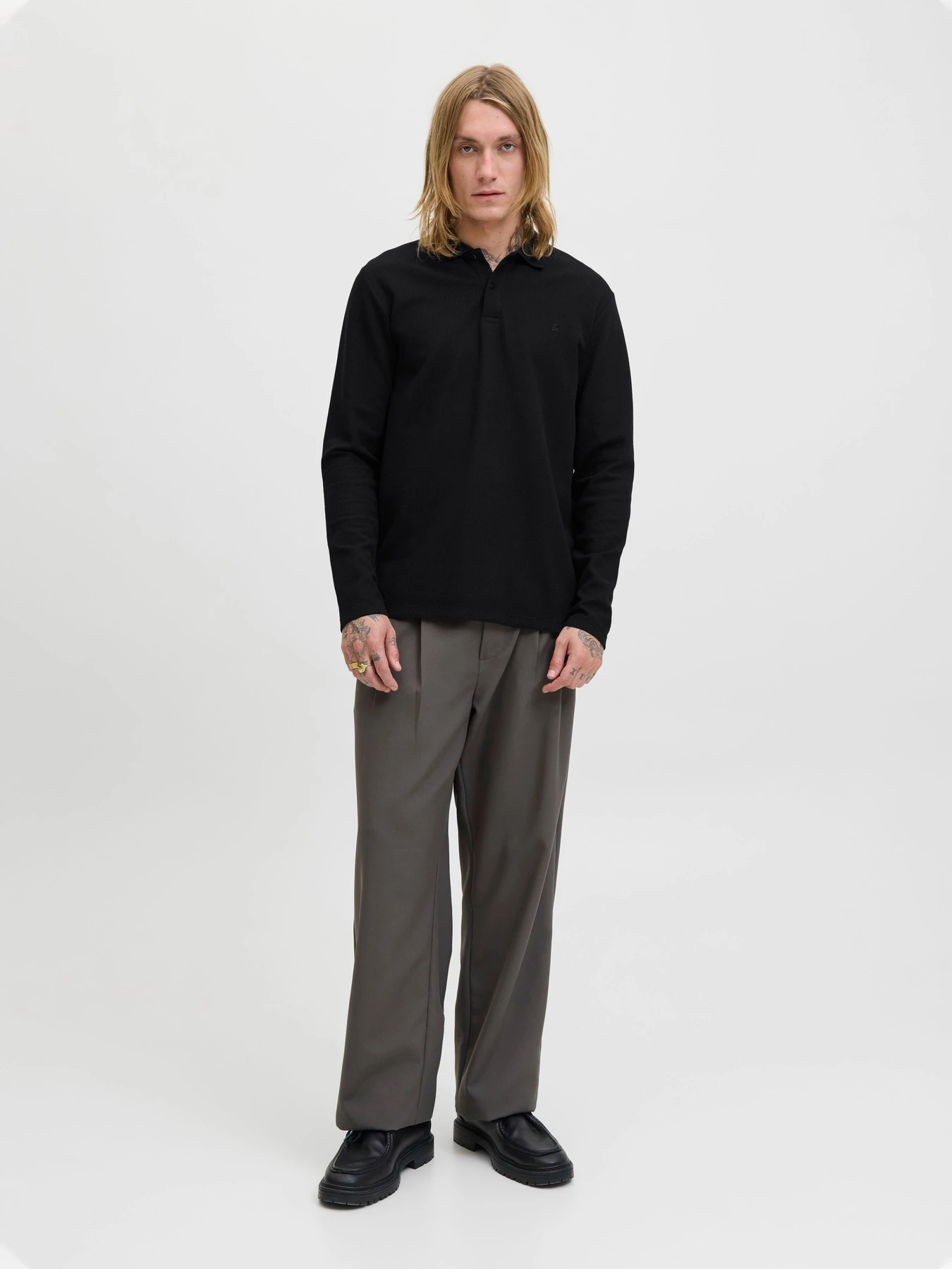 Футболки и поло JACK & JONES AUSTIN POLO модель 12279542_Black Classic Футболки и поло JACK & JONES AUSTIN POLO модель 12279542_Black Classic Фото