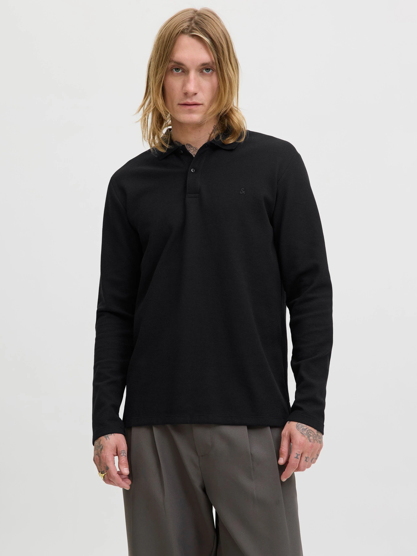 Футболки и поло JACK & JONES AUSTIN POLO модель 12279542_Black Classic Футболки и поло JACK & JONES AUSTIN POLO модель 12279542_Black Classic Фото