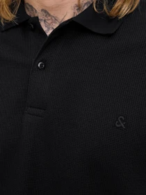 Футболки и поло JACK & JONES AUSTIN POLO модель 12279542_Black Classic Фото