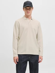 Футболки и поло JACK & JONES AUSTIN POLO модель 12279542_Moonbeam Classic Фото