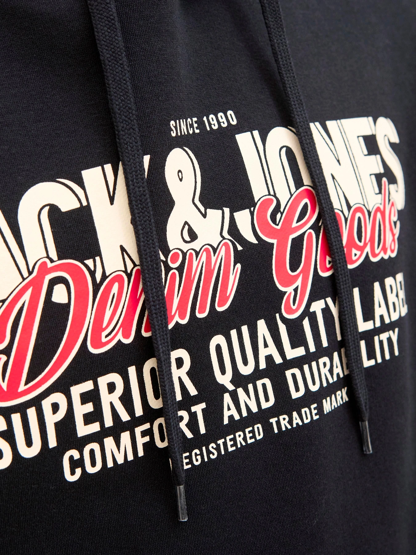 Худі та світшоти JACK & JONES LOGO SWEAT HOOD модель 12279649_Black Худі та світшоти JACK & JONES LOGO SWEAT HOOD модель 12279649_Black Фото