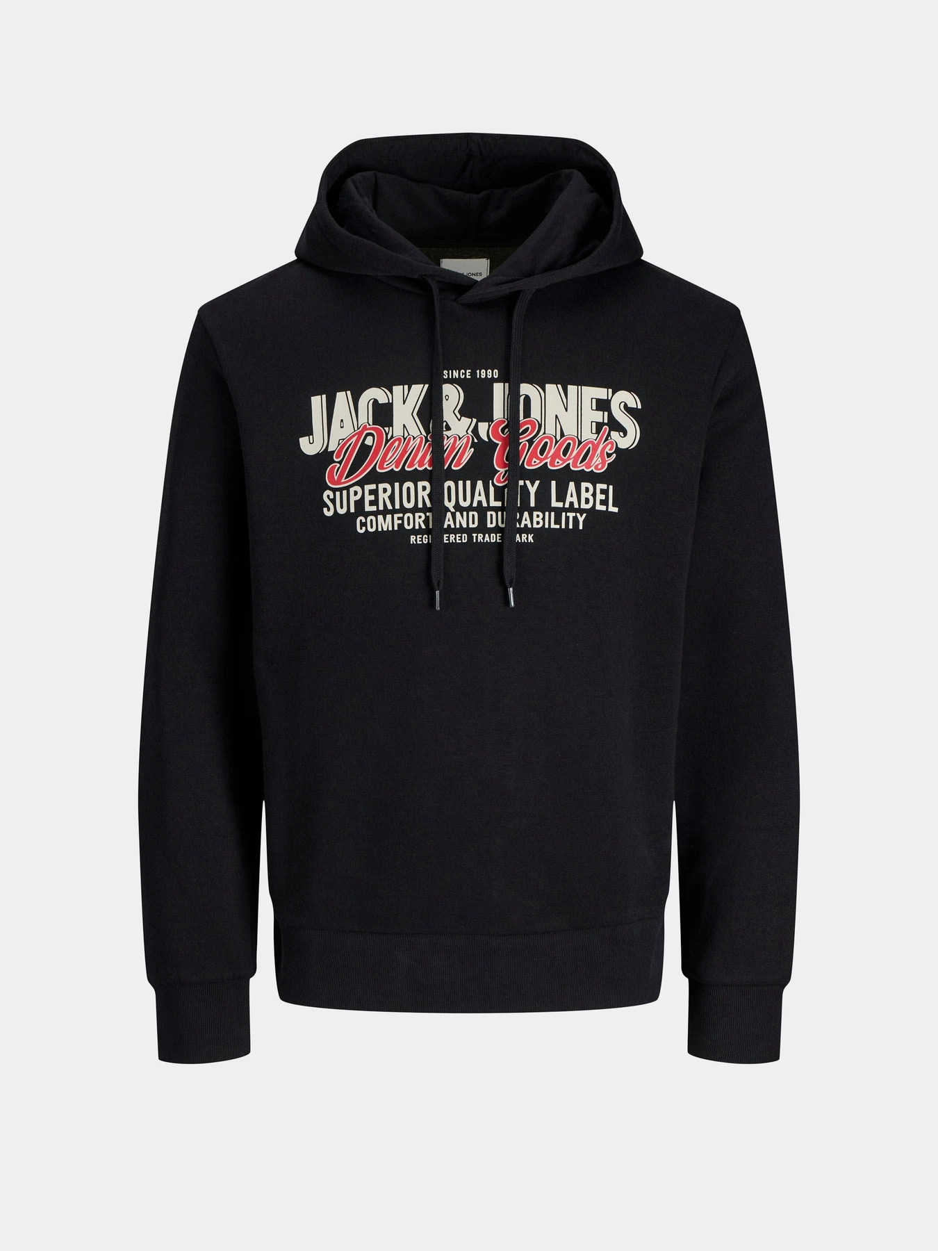 Худі та світшоти JACK & JONES LOGO SWEAT HOOD модель 12279649_Black Худі та світшоти JACK & JONES LOGO SWEAT HOOD модель 12279649_Black Фото