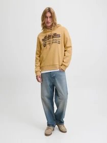 Худі та світшоти JACK & JONES LOGO SWEAT HOOD модель 12279649_Curry Фото