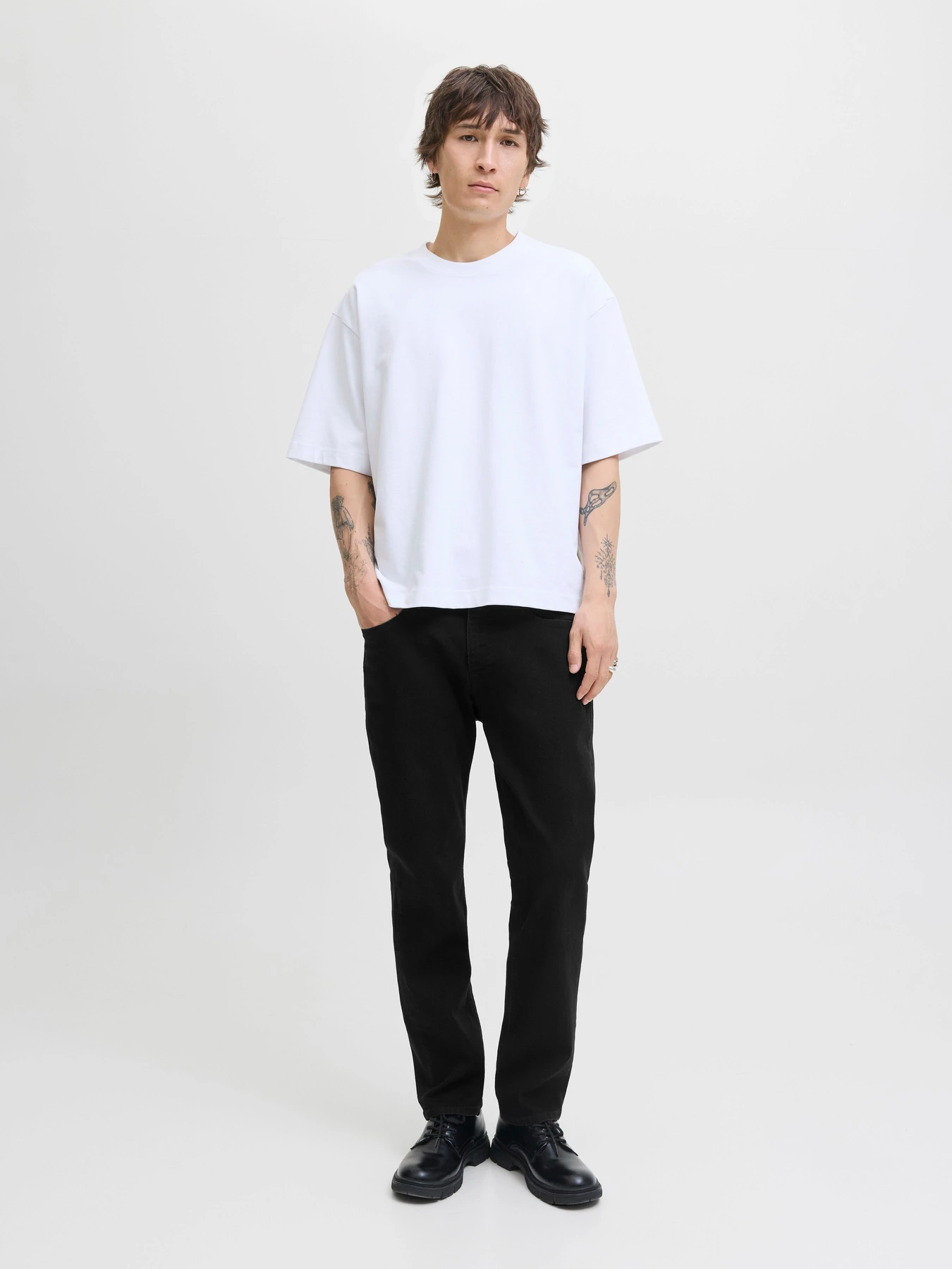 Джинсы JACK & JONES CLARK ORIGINAL модель 12282670_Black Denim Джинсы JACK & JONES CLARK ORIGINAL модель 12282670_Black Denim Фото