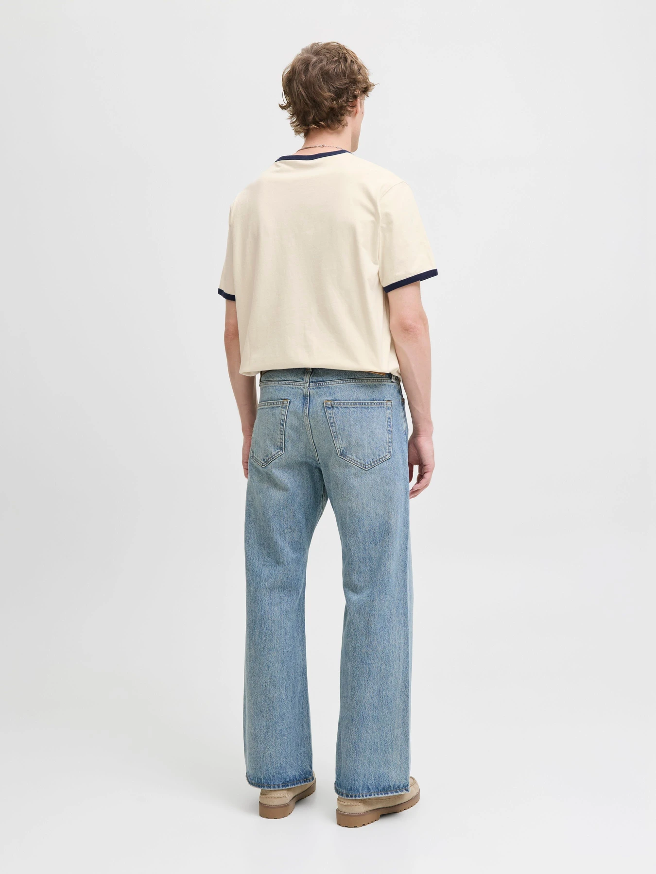 Футболки и поло JACK & JONES NORREBRO RINGER TEE модель 12282900_Antique White Футболки и поло JACK & JONES NORREBRO RINGER TEE модель 12282900_Antique White Фото