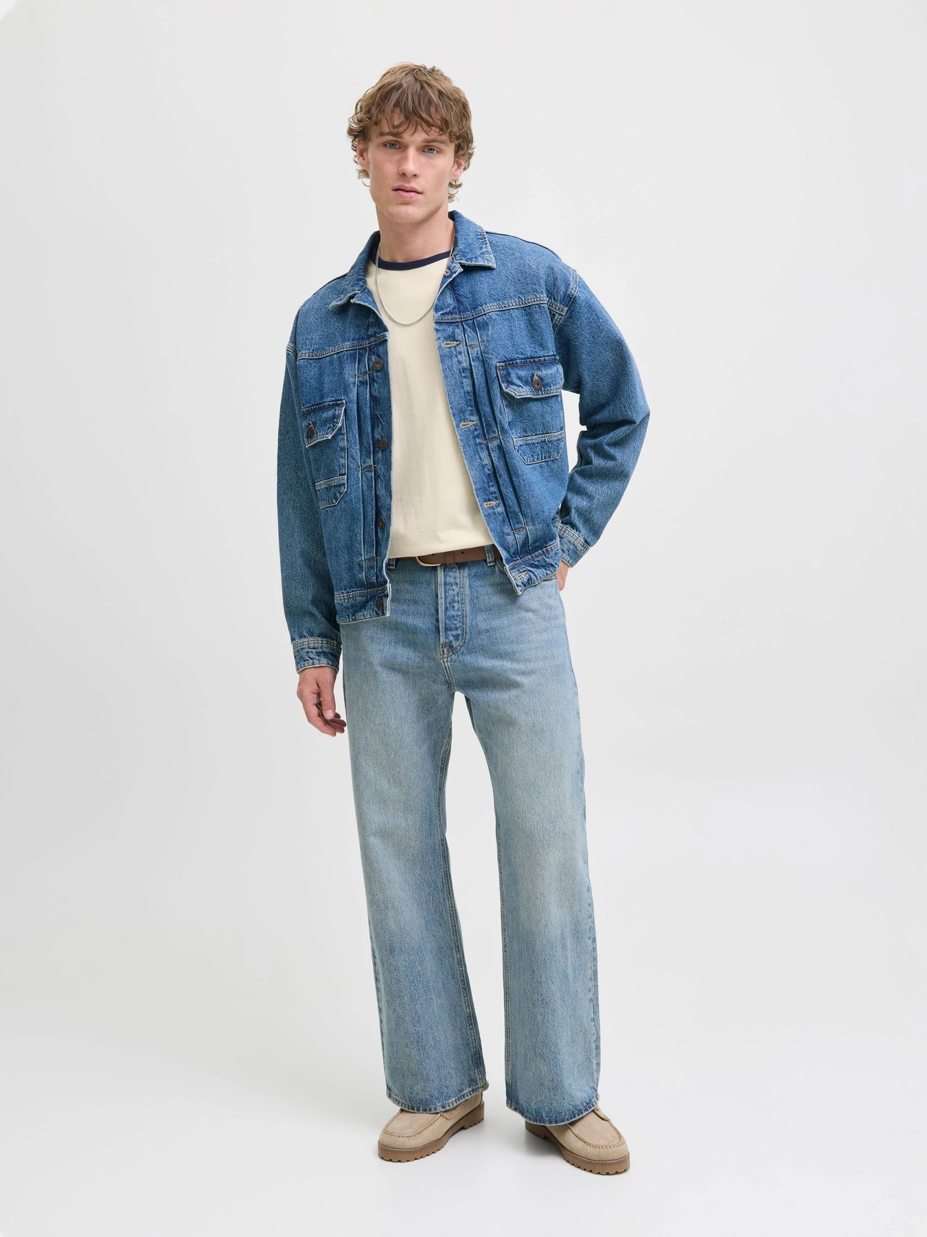 Футболки и поло JACK & JONES NORREBRO RINGER TEE модель 12282900_Antique White Футболки и поло JACK & JONES NORREBRO RINGER TEE модель 12282900_Antique White Фото