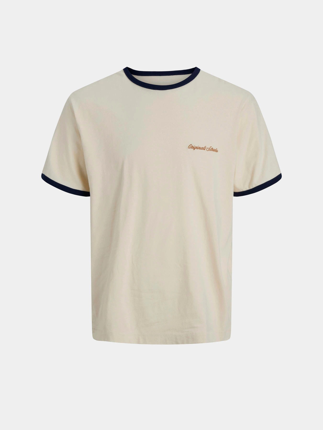 Футболки и поло JACK & JONES NORREBRO RINGER TEE модель 12282900_Antique White Футболки и поло JACK & JONES NORREBRO RINGER TEE модель 12282900_Antique White Фото