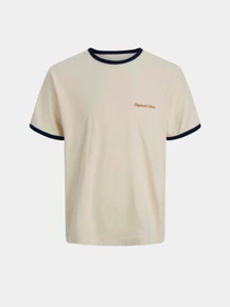 Футболки и поло JACK & JONES NORREBRO RINGER TEE модель 12282900_Antique White Фото
