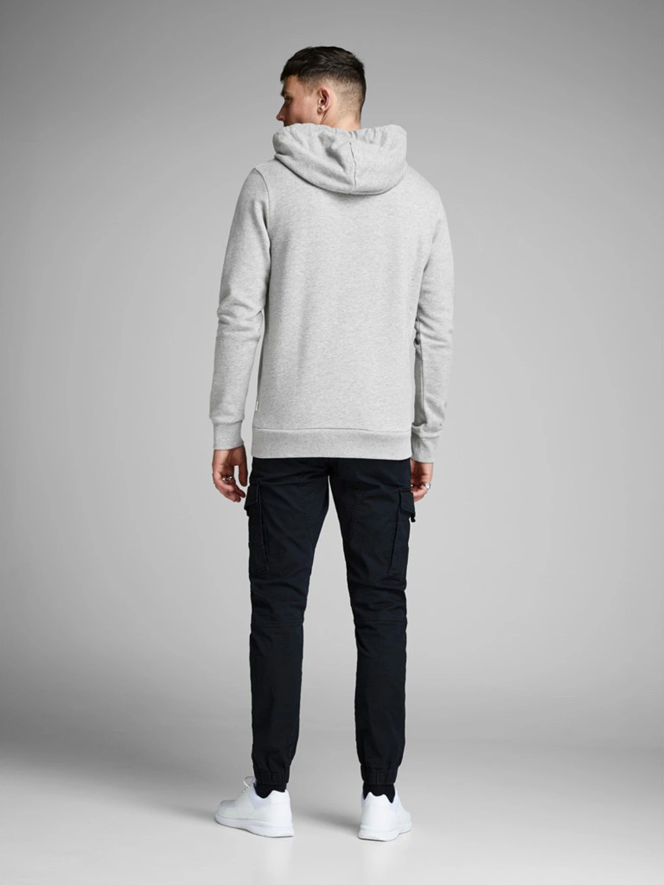 Худі та світшоти JACK & JONES модель 12137054_Light Grey Melange Худі та світшоти JACK & JONES модель 12137054_Light Grey Melange Фото