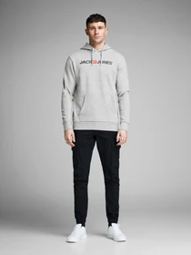 Худі та світшоти JACK & JONES модель 12137054_Light Grey Melange Фото