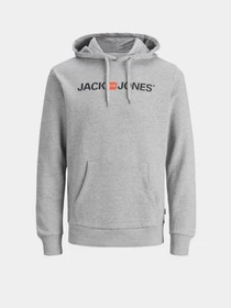 Худі та світшоти JACK & JONES модель 12137054_Light Grey Melange Фото