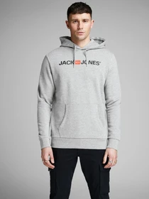 Худі та світшоти JACK & JONES модель 12137054_Light Grey Melange Фото