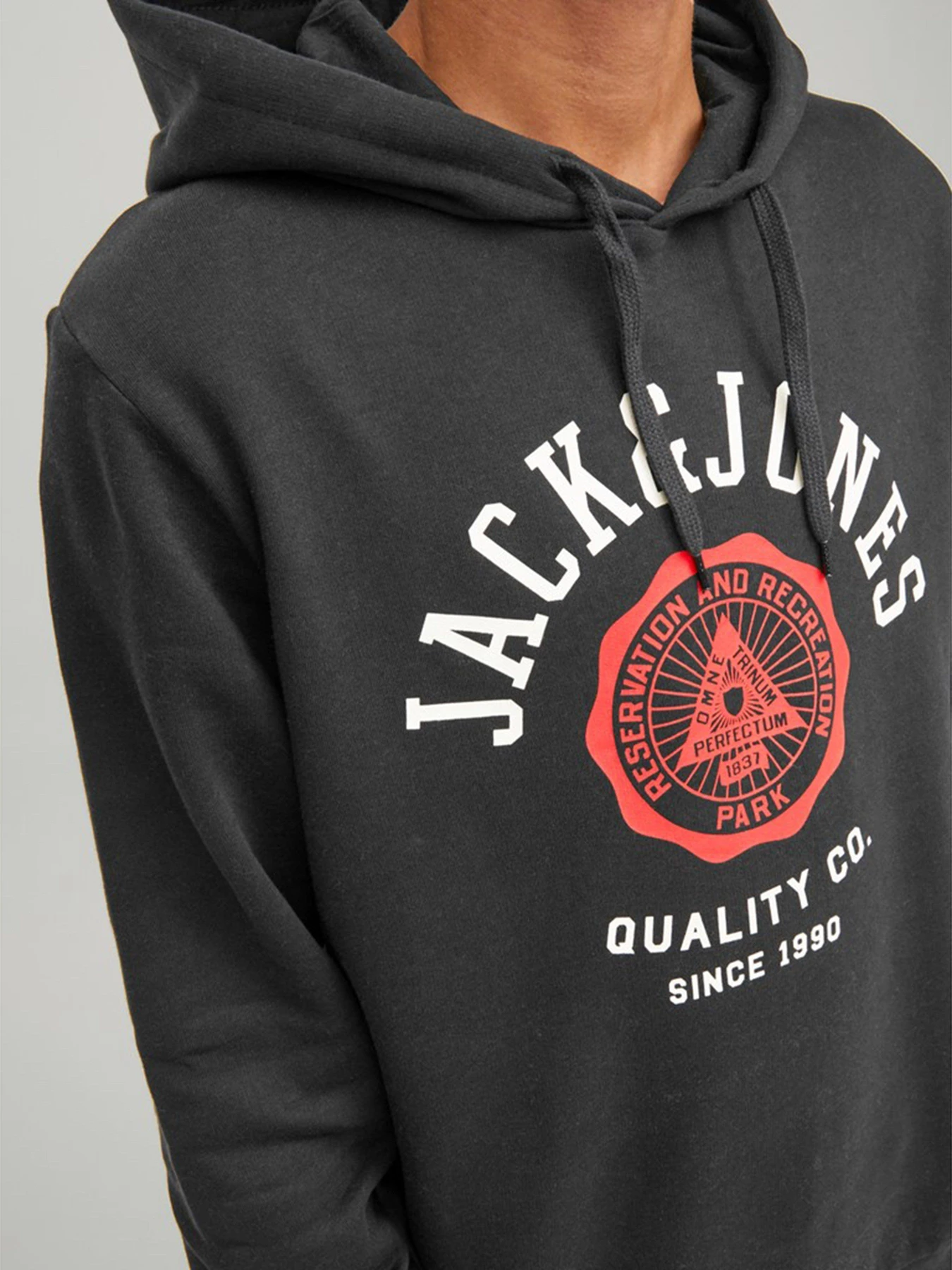 Худи и свитшоты JACK & JONES модель 12210824_Black Худи и свитшоты JACK & JONES модель 12210824_Black Фото