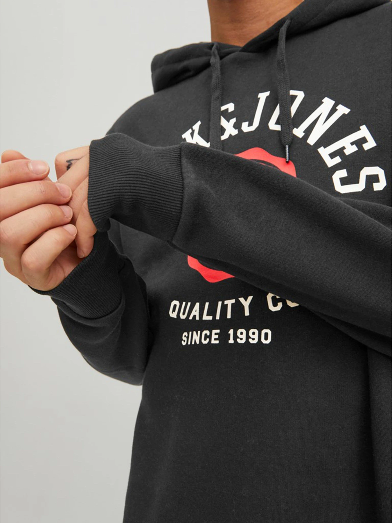 Худи и свитшоты JACK & JONES модель 12210824_Black Худи и свитшоты JACK & JONES модель 12210824_Black Фото