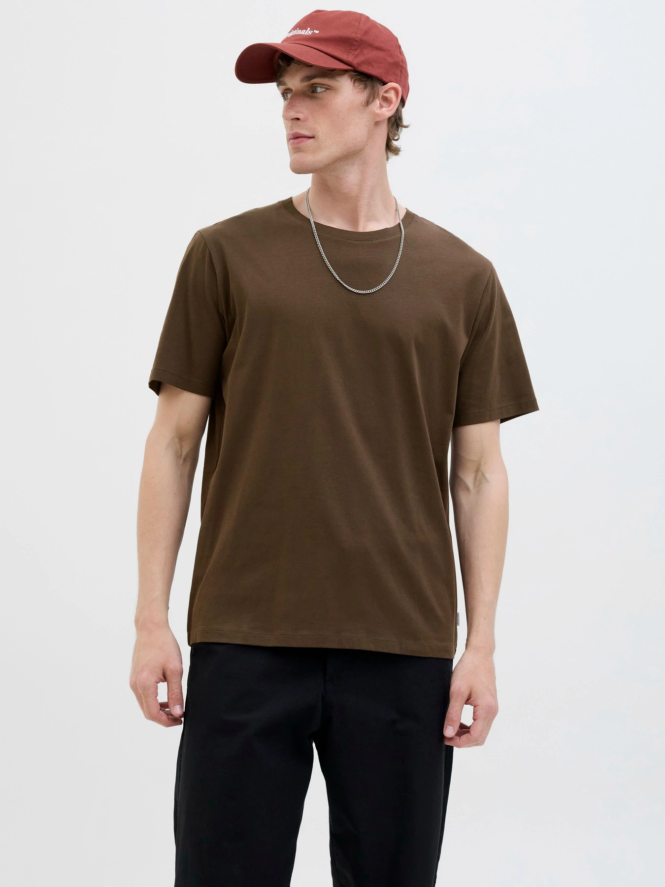 Футболки и поло JACK & JONES ORGANIC BASIC TEE модель 12156101_Delicioso Фото