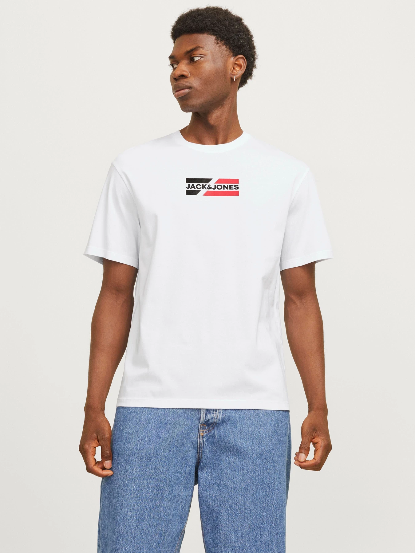 Футболки и поло JACK & JONES CORP GRAPHIC TEE модель 12268415_White 01 Футболки и поло JACK & JONES CORP GRAPHIC TEE модель 12268415_White 01 Фото